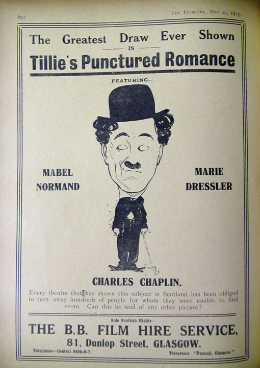 Documents: Tillie's Punctured Romance