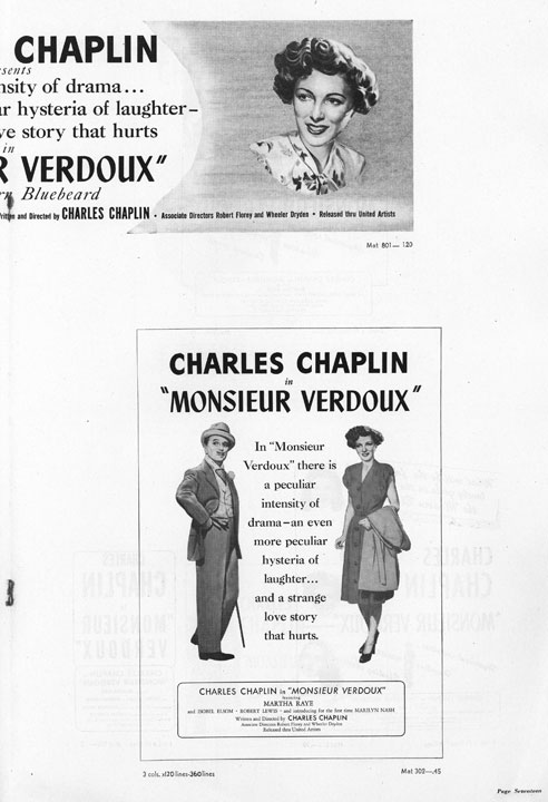 Press Books: Monsieur Verdoux